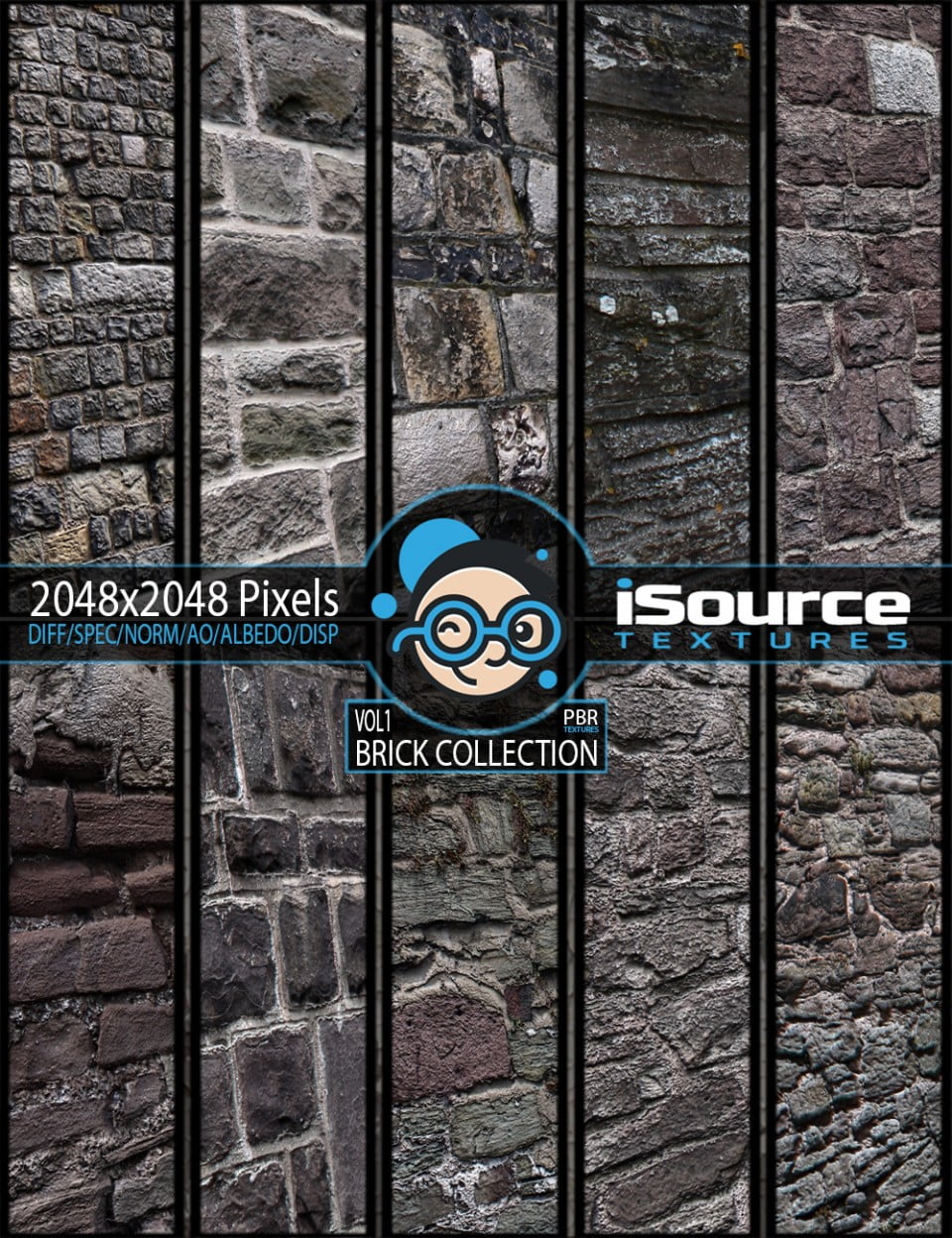 Brick Collection Merchant Resource - Vol1 (PBR Textures)