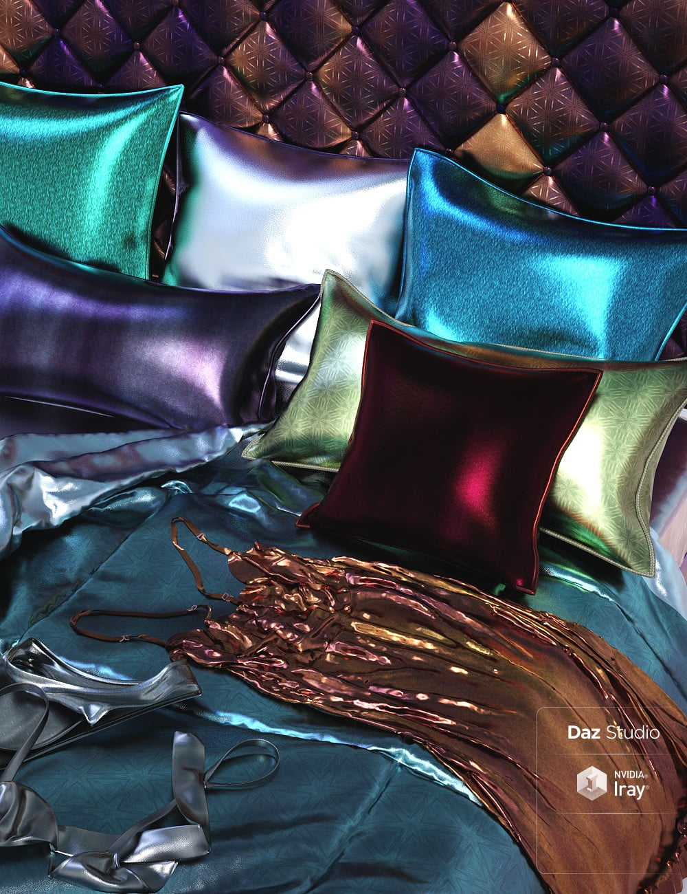 Metallic Satin Iray Shaders
