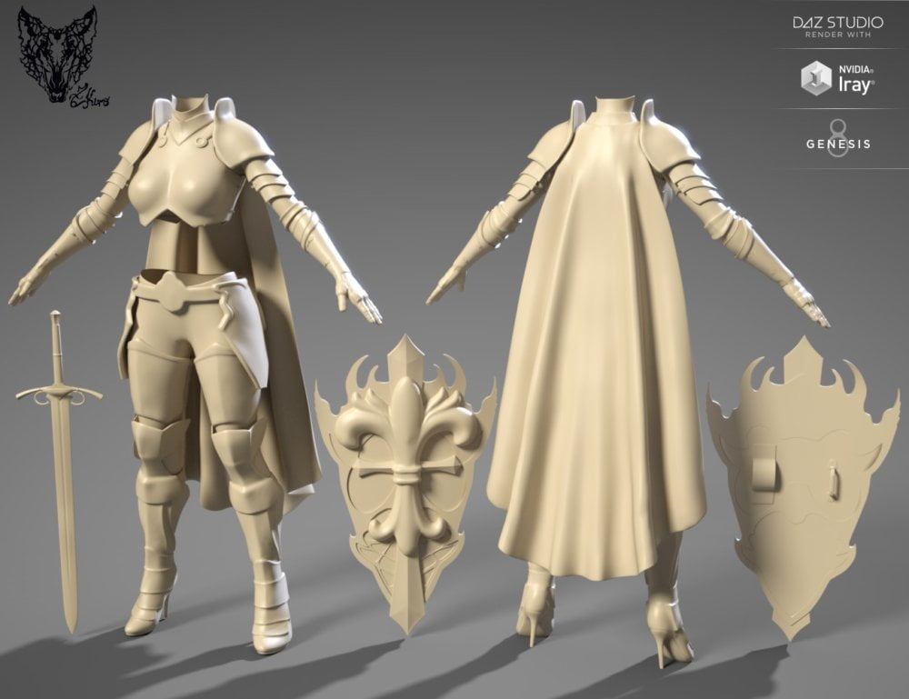 Orlean's Armor for Genesis 8 Female(s)