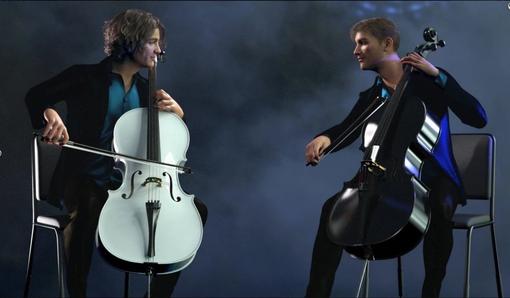HD Cello and Poses for Genesis 8