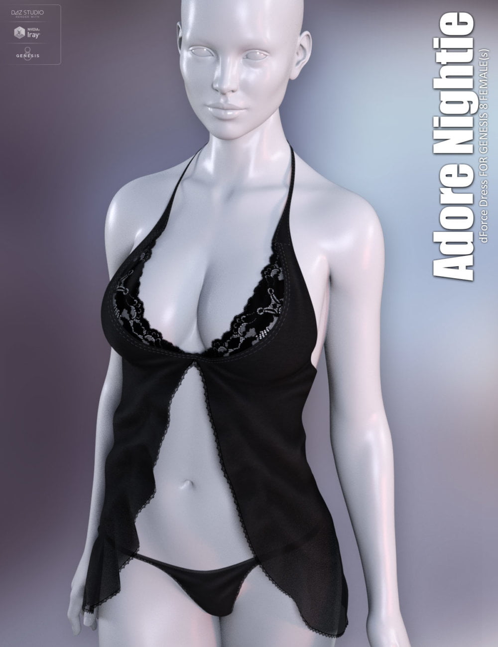 dForce Adore Nightie for Genesis 8 Females