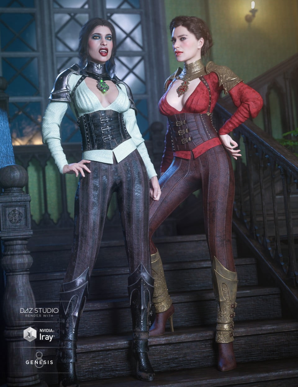 dForce Immortals Outfit Textures