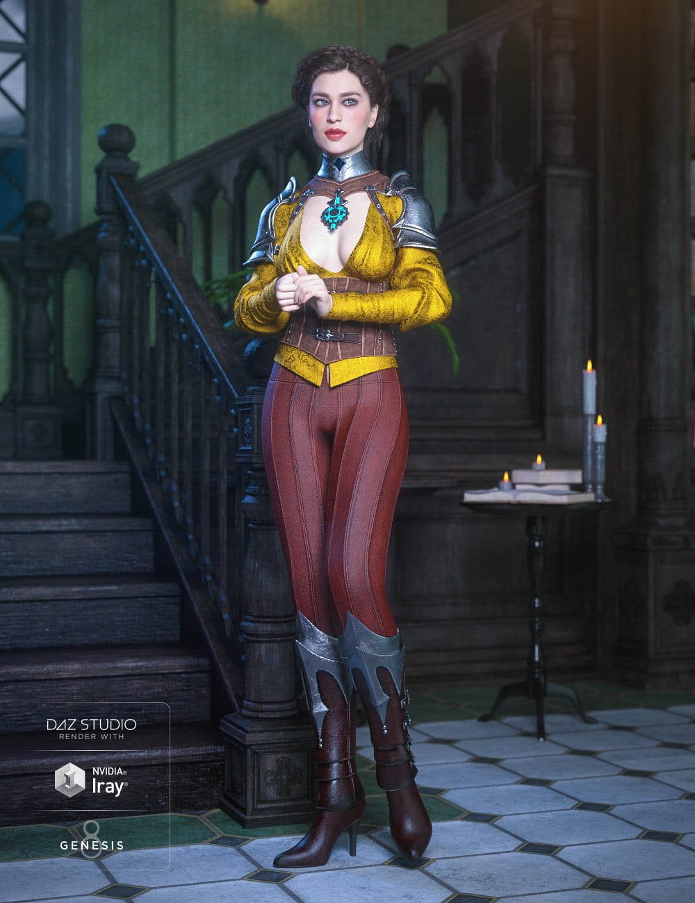 dForce Immortals Outfit Textures