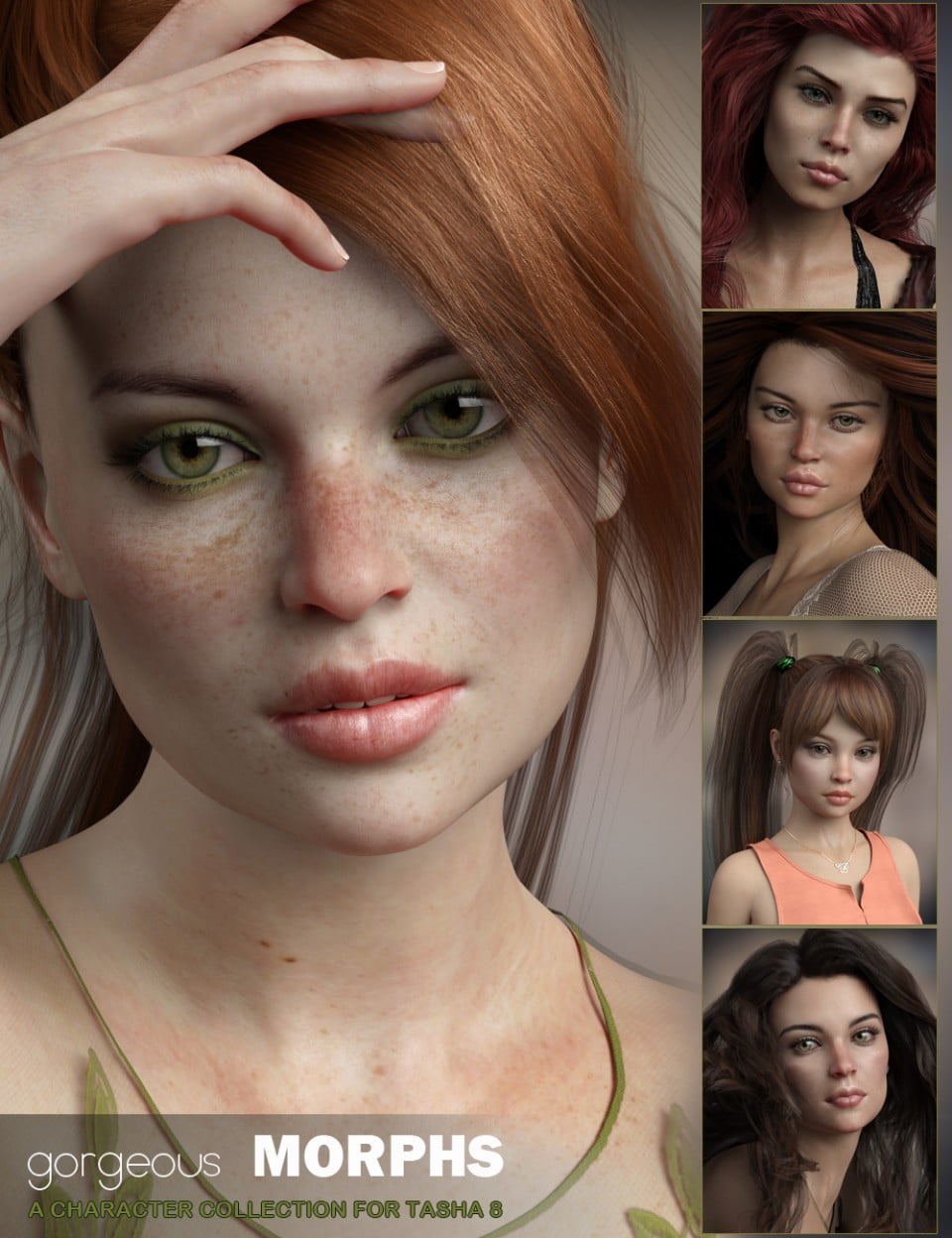 Gorgeous Morphs for Tasha 8 ⋆ Freebies Daz 3D