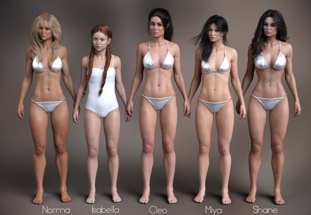 P3D Gia 8 Morph Package