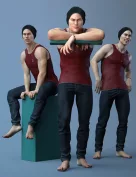 Poses and Expressions for Landon 8 and Genesis 8 Male