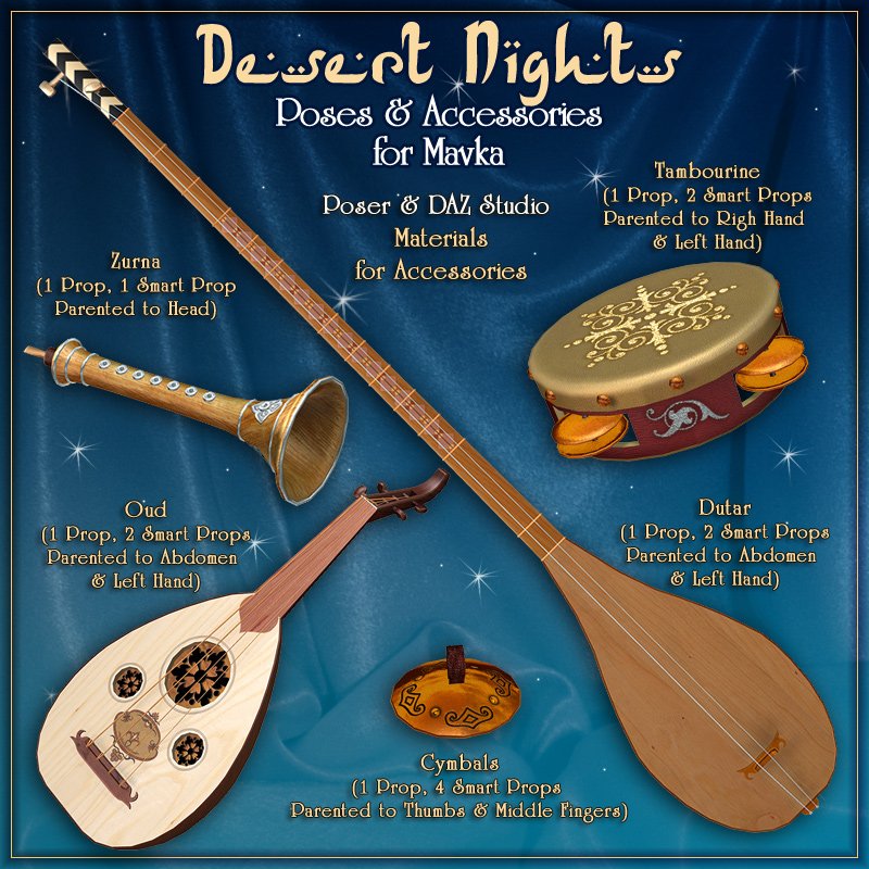 Mavka- Desert Nights Poses