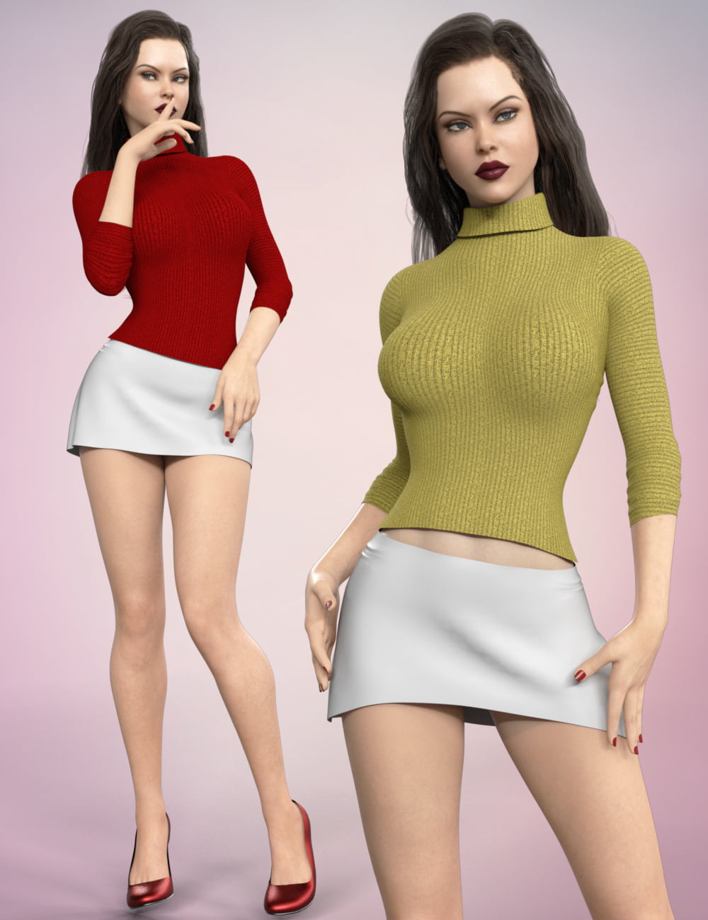 Hot Sweater for Genesis 8 Females for dForce