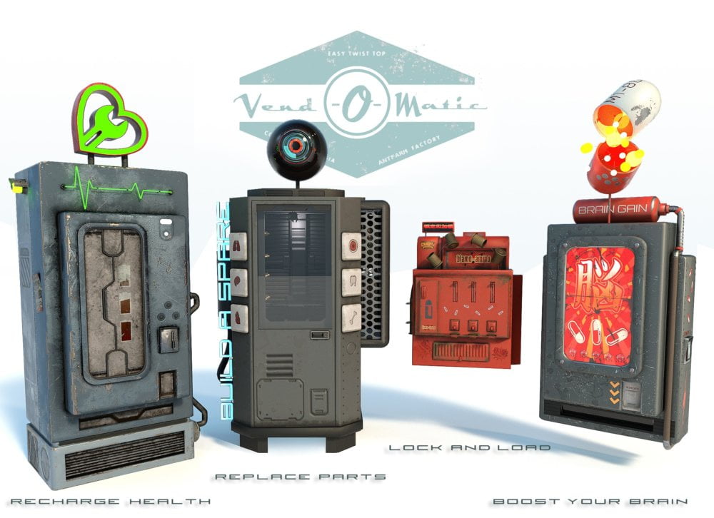 Sci-Fi Vending Machines
