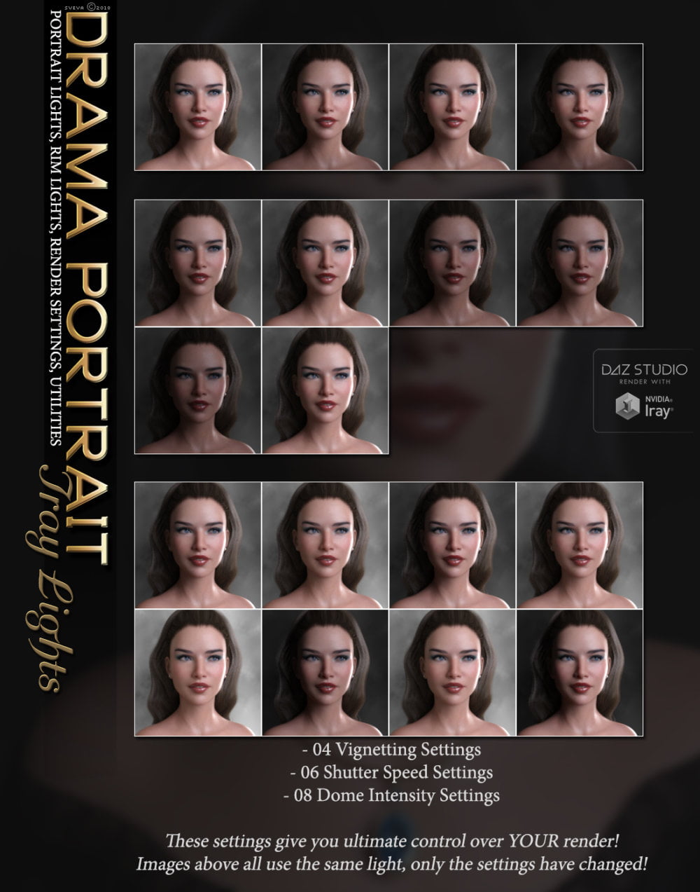 SVs Drama Portrait Iray Lights