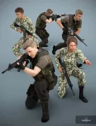 Military Action Poses for Genesis 8