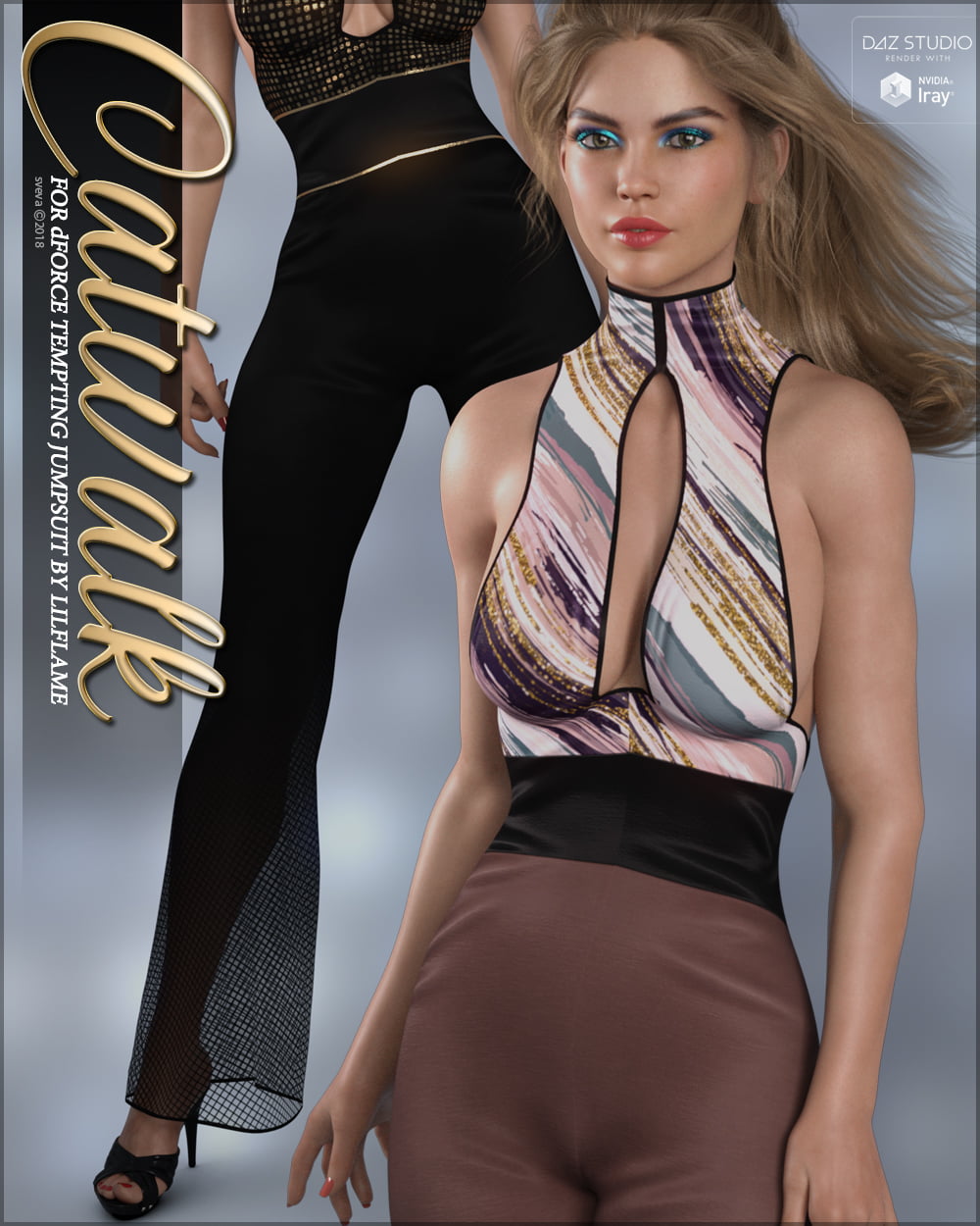 Catwalk for dForce Tempting Jumpsuit G8F