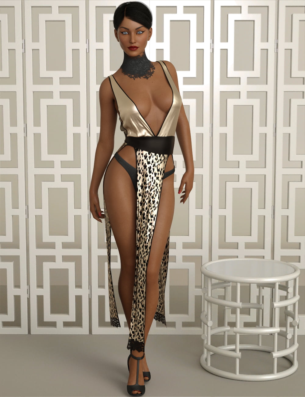 InStyle - dForce-Devil Pick's Gown For G8F