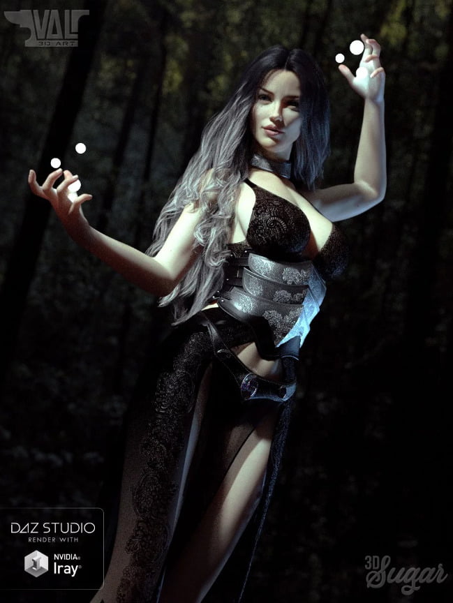 Wicked Sorceress Poses for Genesis 8 Female(s)