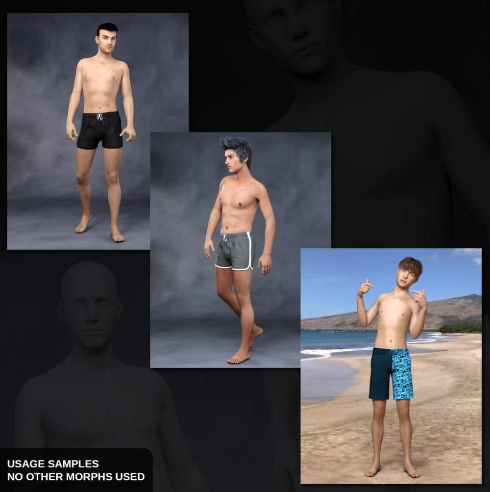 Body Morph Kit for Genesis 3 Male and Merchant Resource