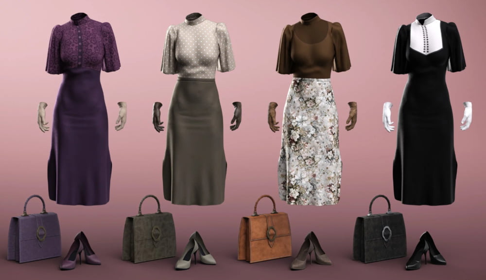 dForce Daytime Noir Textures