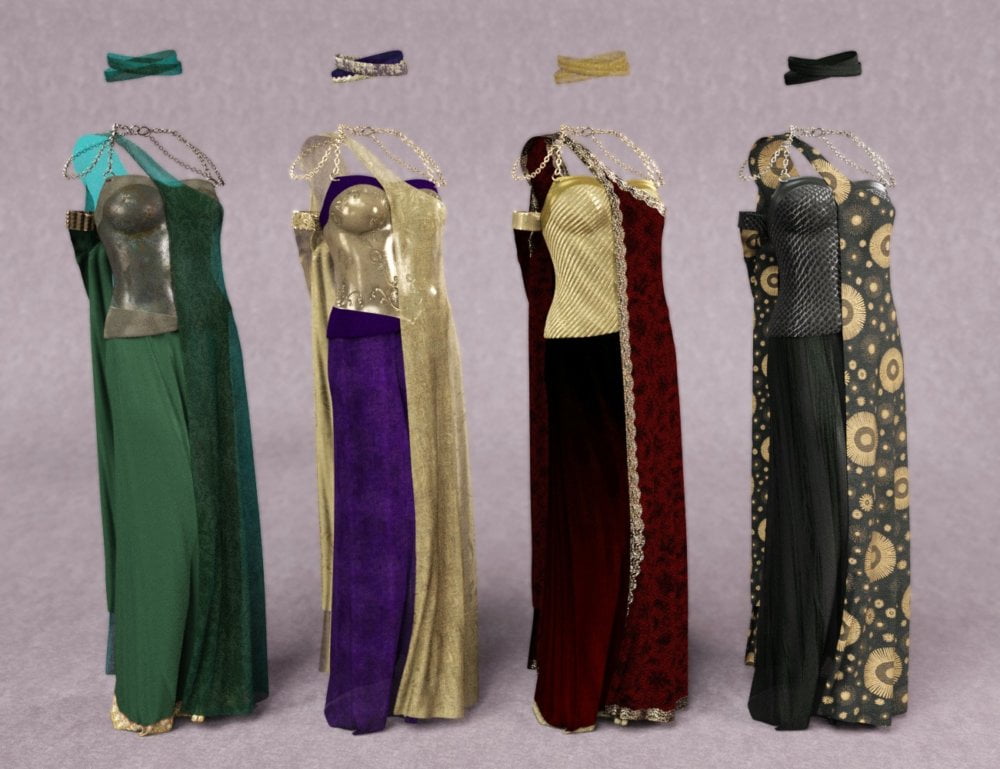 dForce Lady Justice Outfit Textures