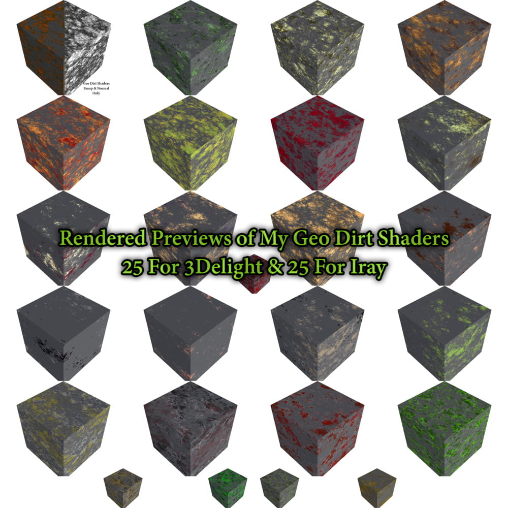 Geo Dirt Shaders For Daz Studio And Tutorial