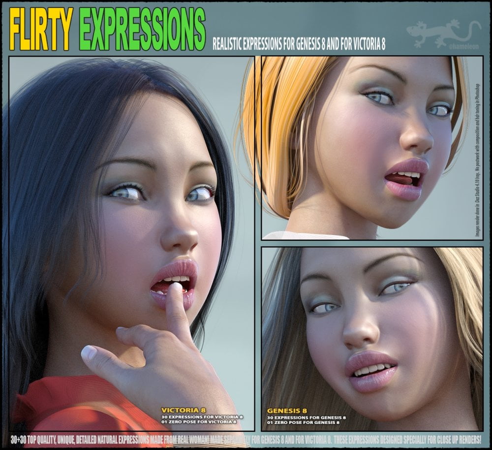 Flirty - expressions for G8, and V8