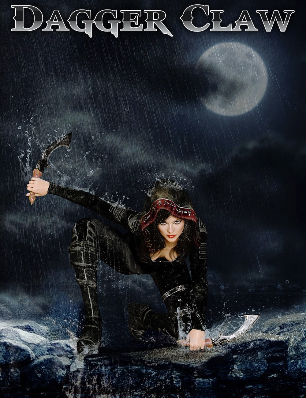 S3D Dagger Claw Prop and Poses for Genesis 8