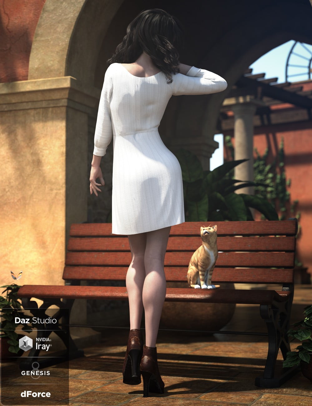 dForce Spring Breeze Outfit for Genesis 8 Female(s)