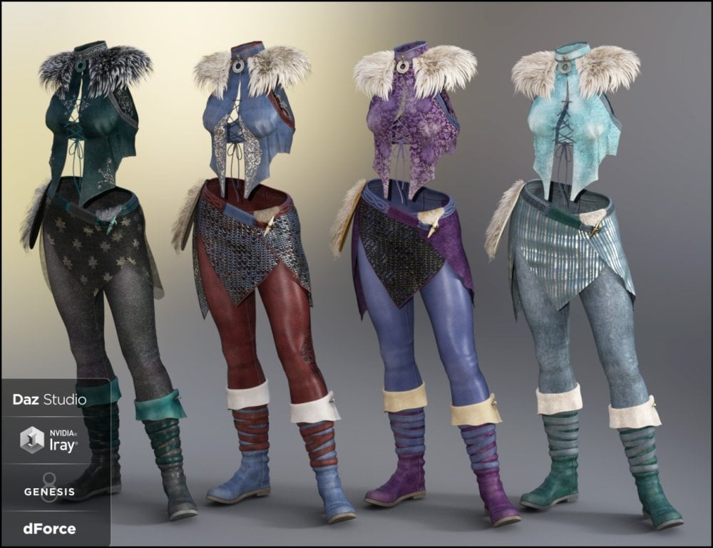 Valmeyjar Textures for dForce Protector Outfit