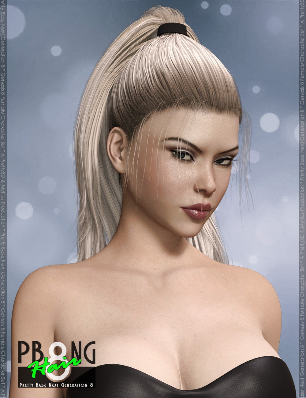 Pretty Base NG 8 Hair for Genesis 8 Female(s)