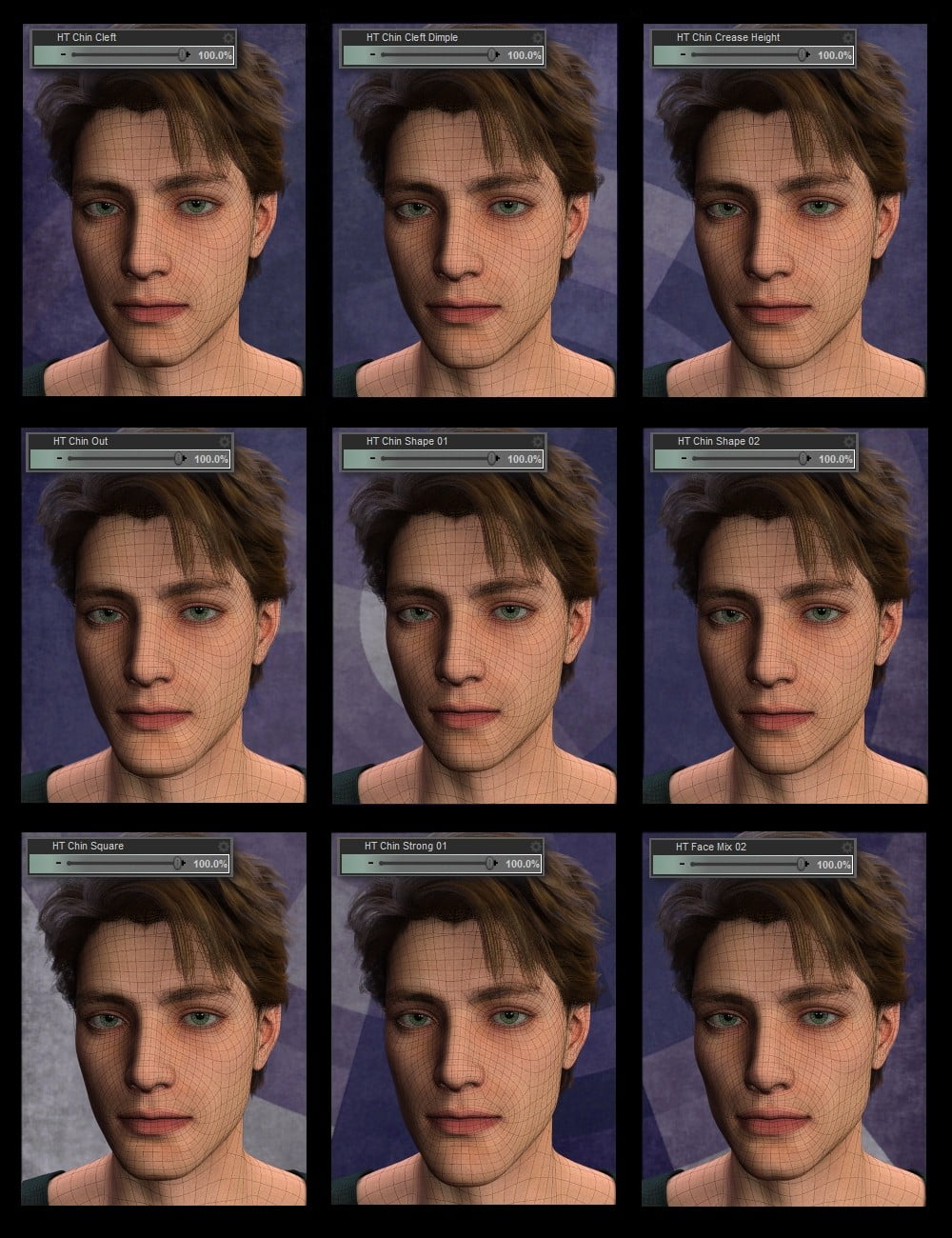 Genesis 8 Male Head Morph Resource Kit 1