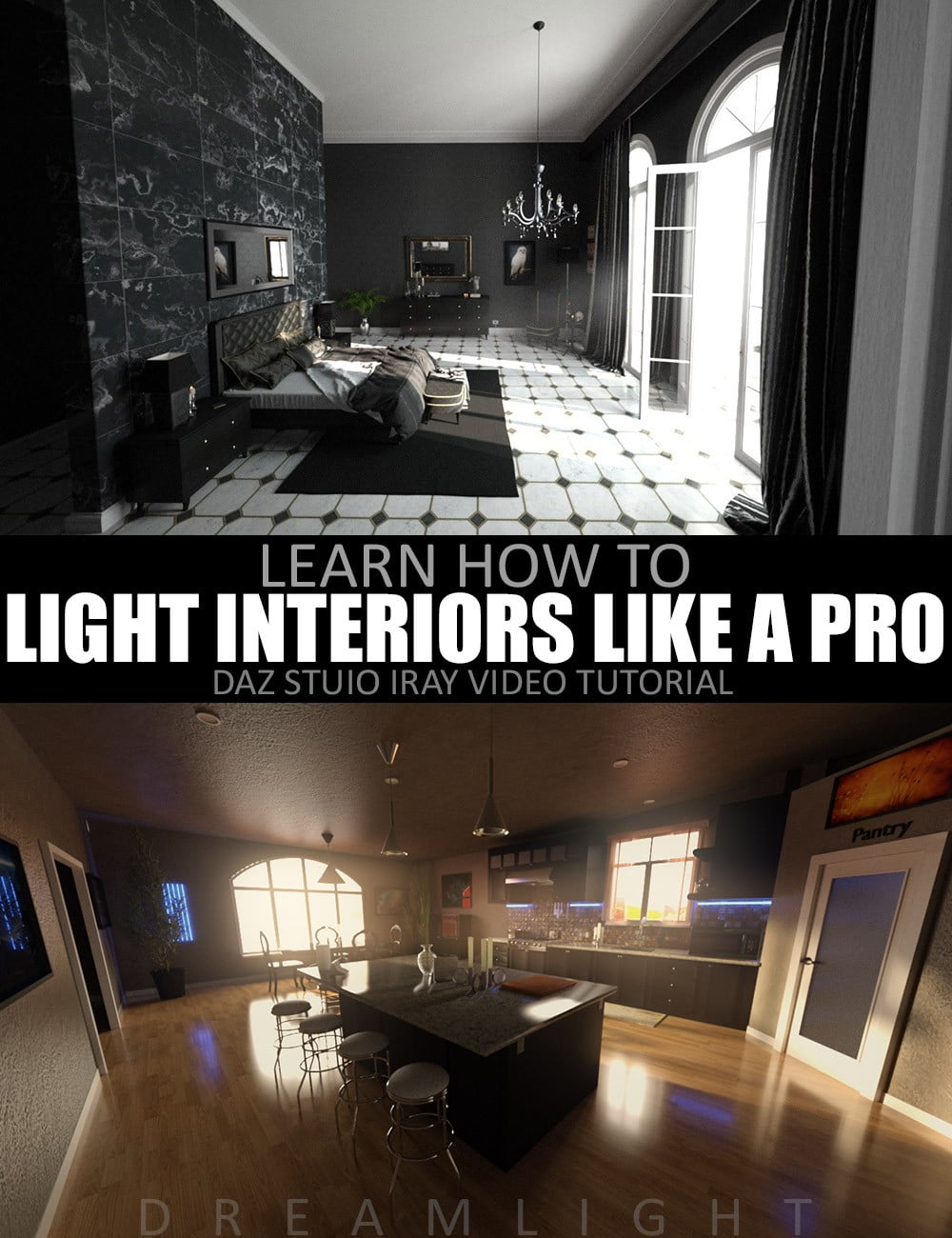 How To Light Interiors Like a PRO – Video Tutorial