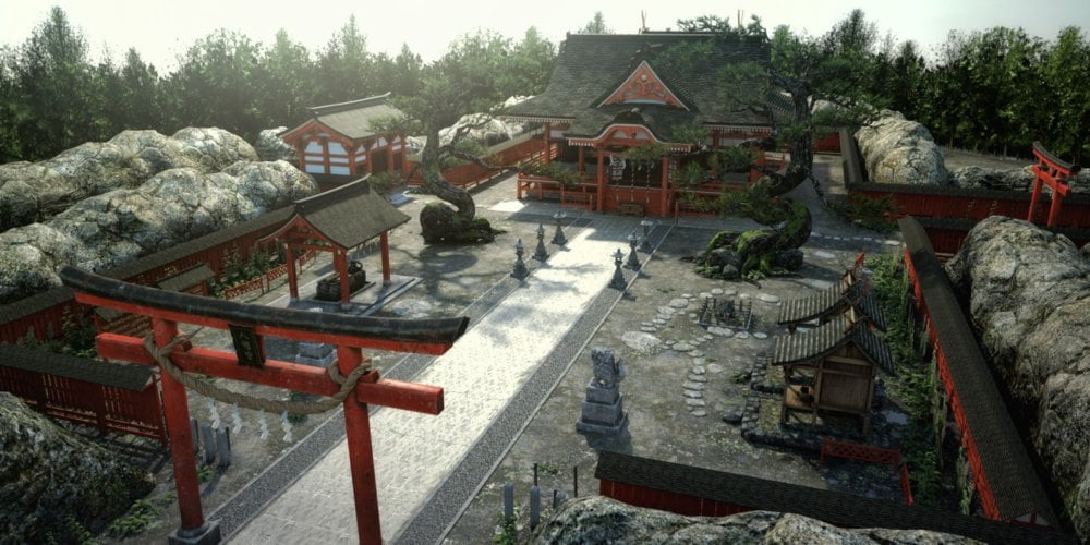 Japanese Shinto Shrine