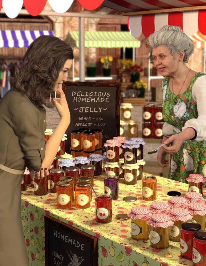Market Stall and Props
