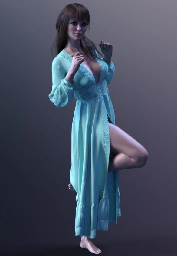 dForce X-Fashion MaxiDress for Genesis 8 Female(s)