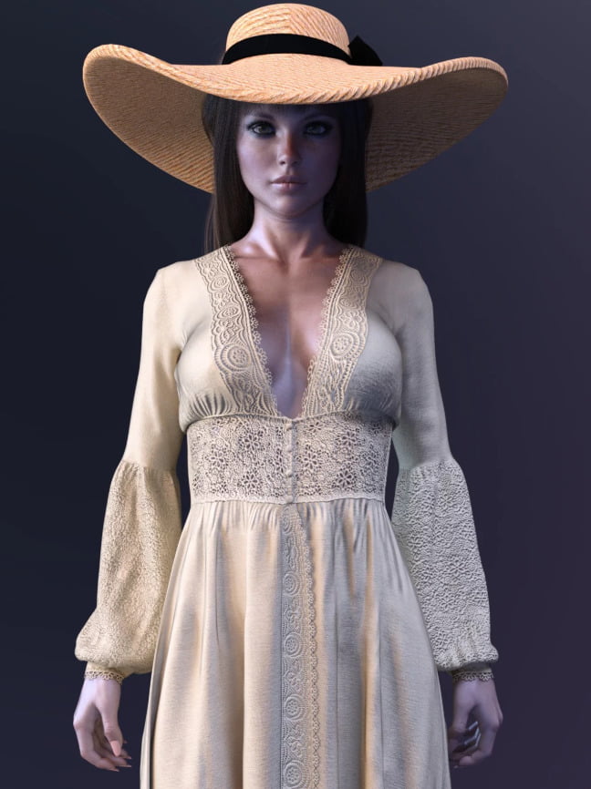 dForce X-Fashion MaxiDress for Genesis 8 Female(s)