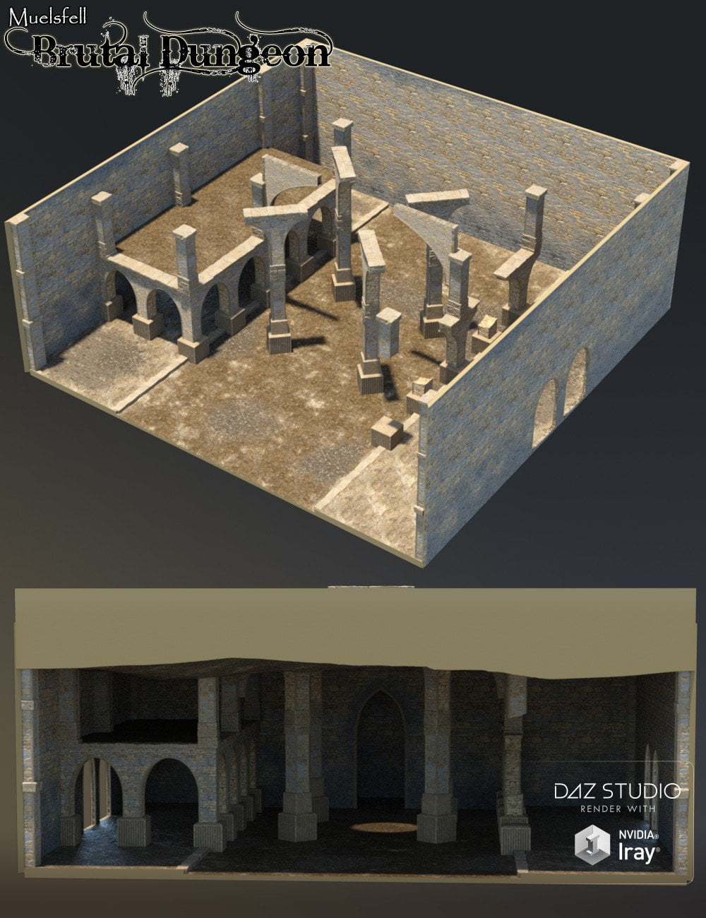 Muelsfell Brutal Dungeon Modular Set