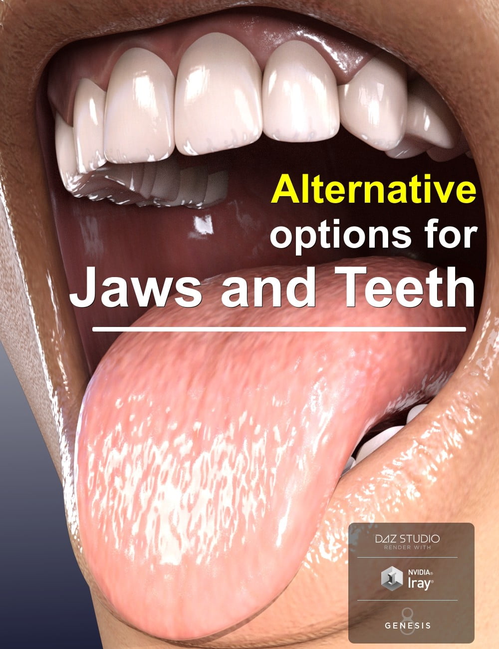 Alternative Jaws and Teeth for Genesis 8 Female(s)