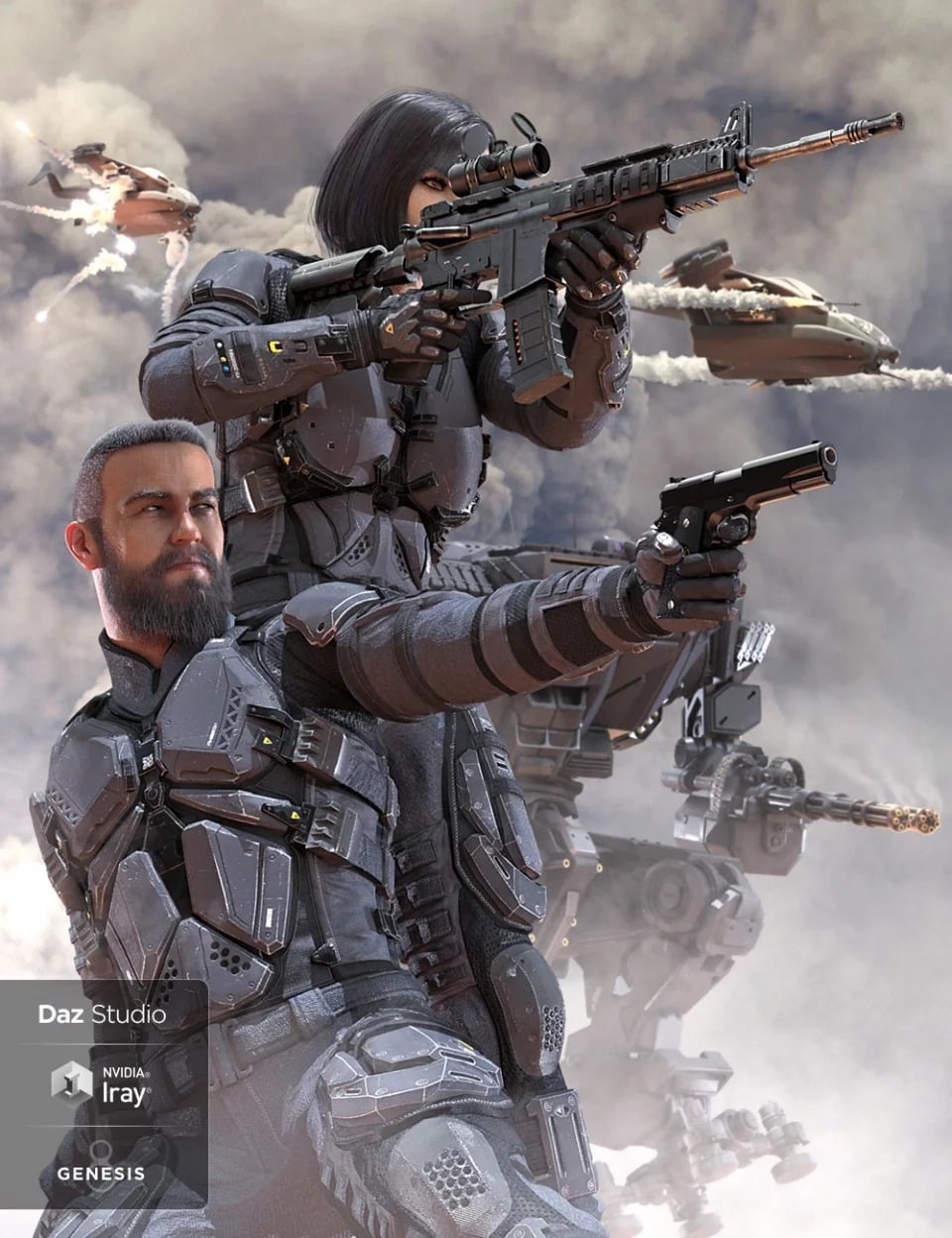 ATLAS Armored Suit for Genesis 8