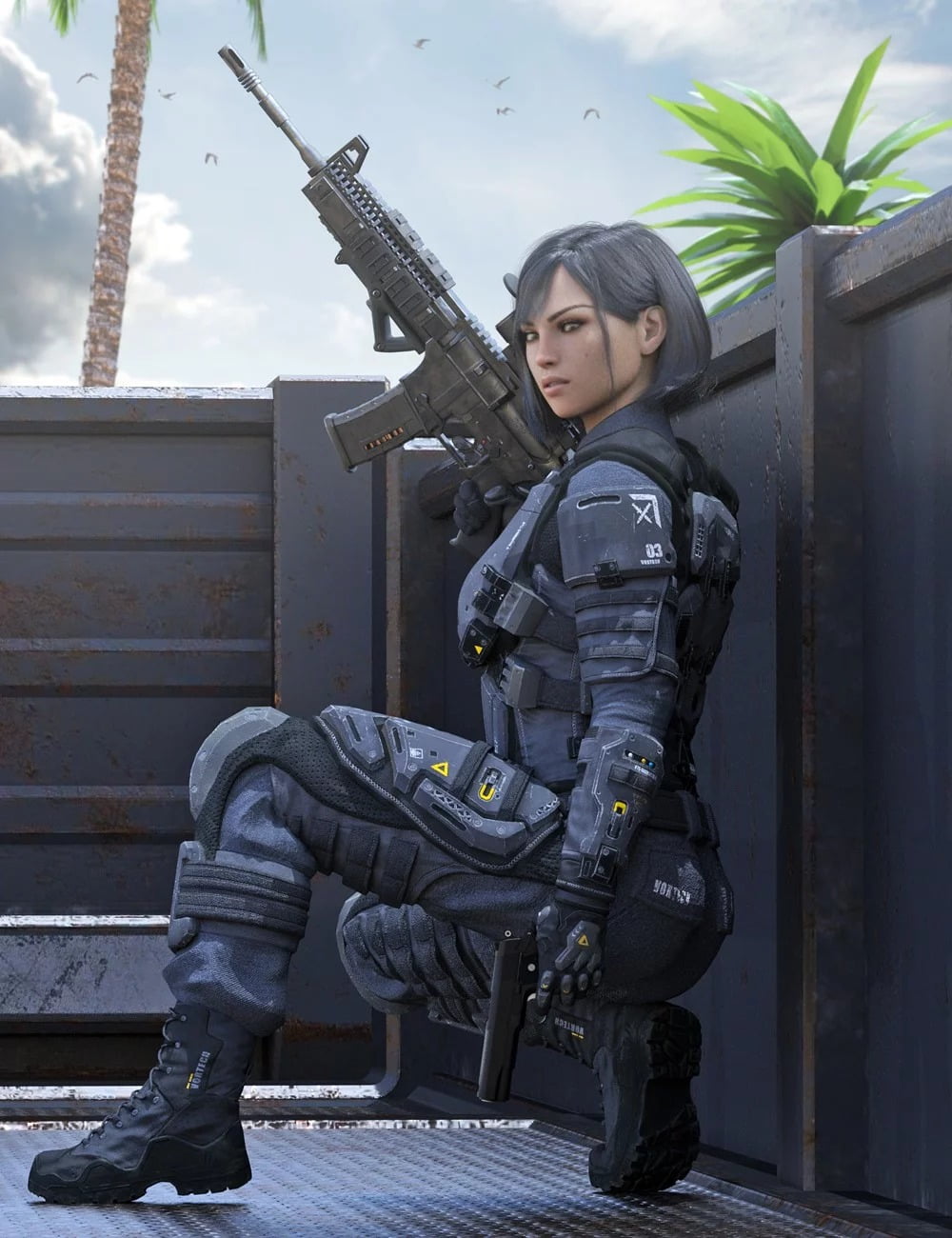 ATLAS Armored Suit for Genesis 8