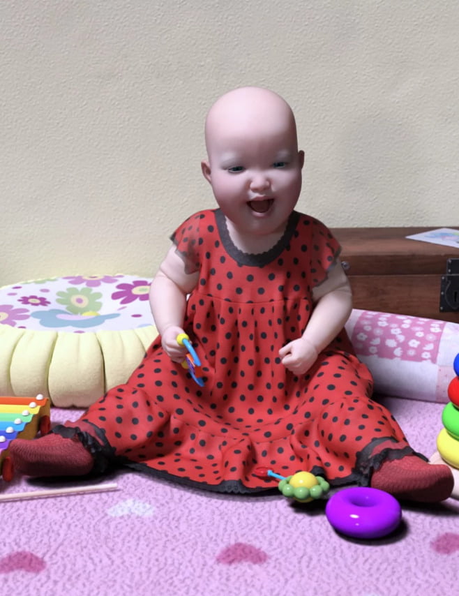 dForce Baby Love Outfit for Caryn and Genesis 8 Female(s)