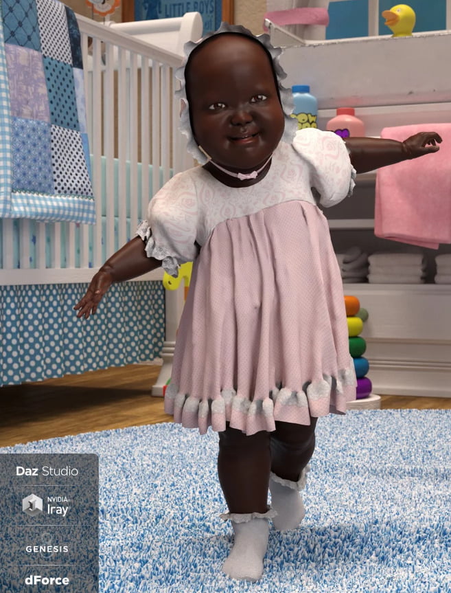 dForce Ruffle Princess for Genesis 8 Female(s)