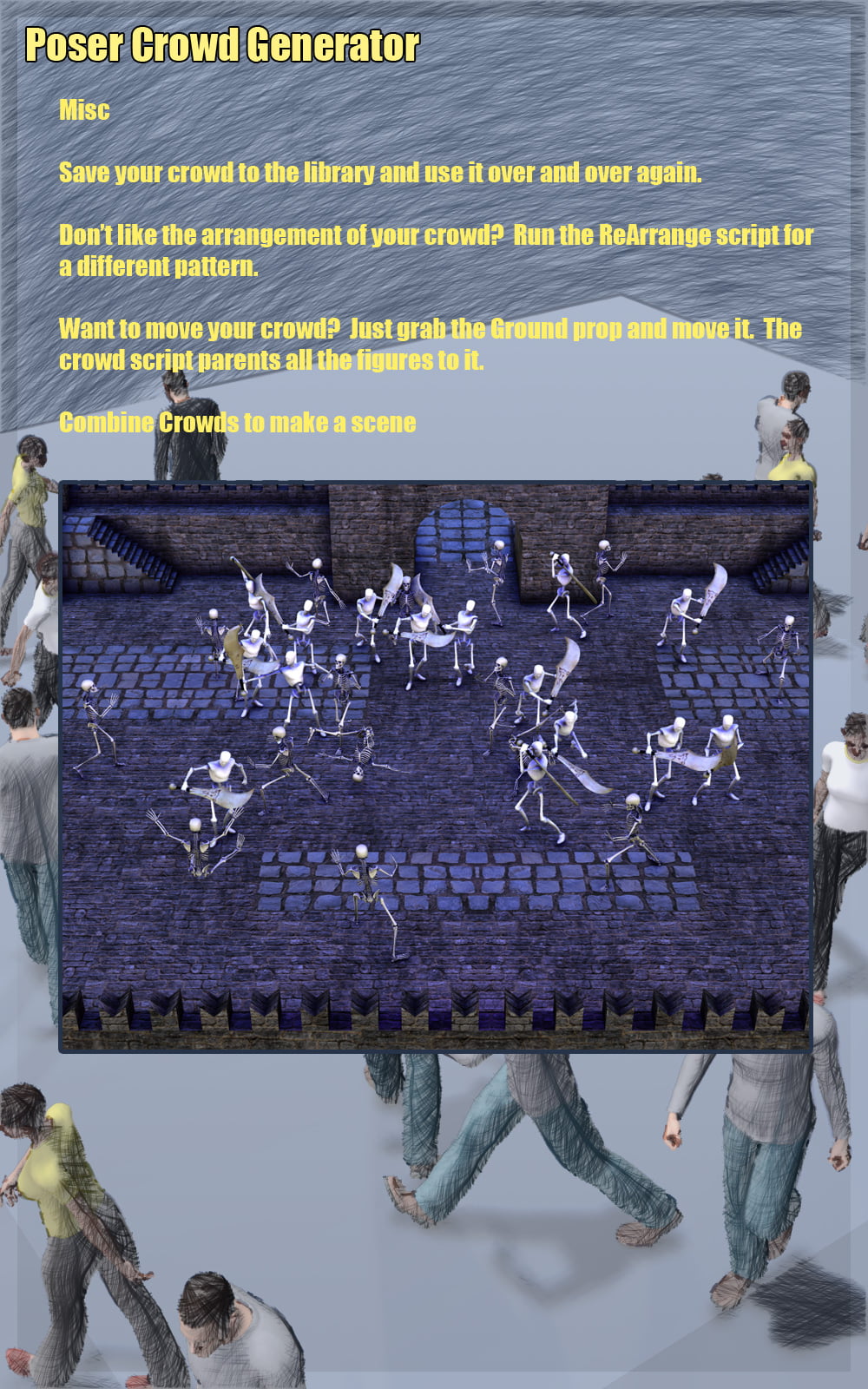 f68_Poser Crowd Generator