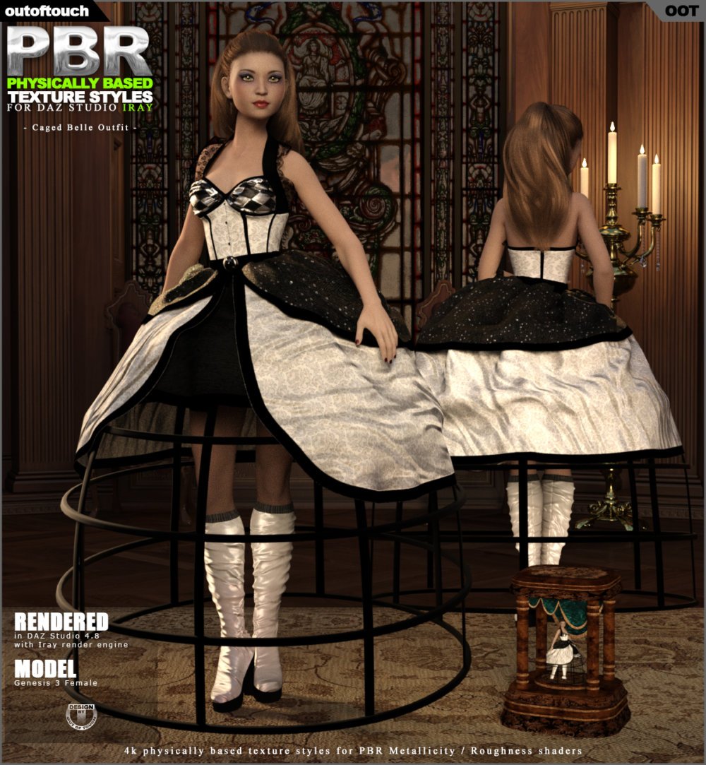OOT PBR Texture Styles for Caged Belle