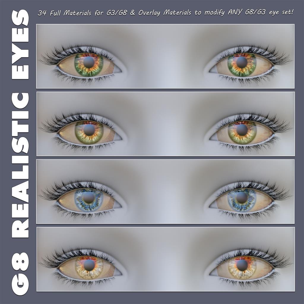 Angela3Ds Realistic Genesis 8 Eyes