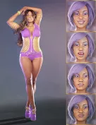 PTF Insolent Poses and Expressions for Latonya 8 and Genesis 8 Female