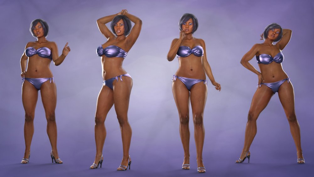 PTF Insolent Poses and Expressions for Latonya 8 and Genesis 8 Female