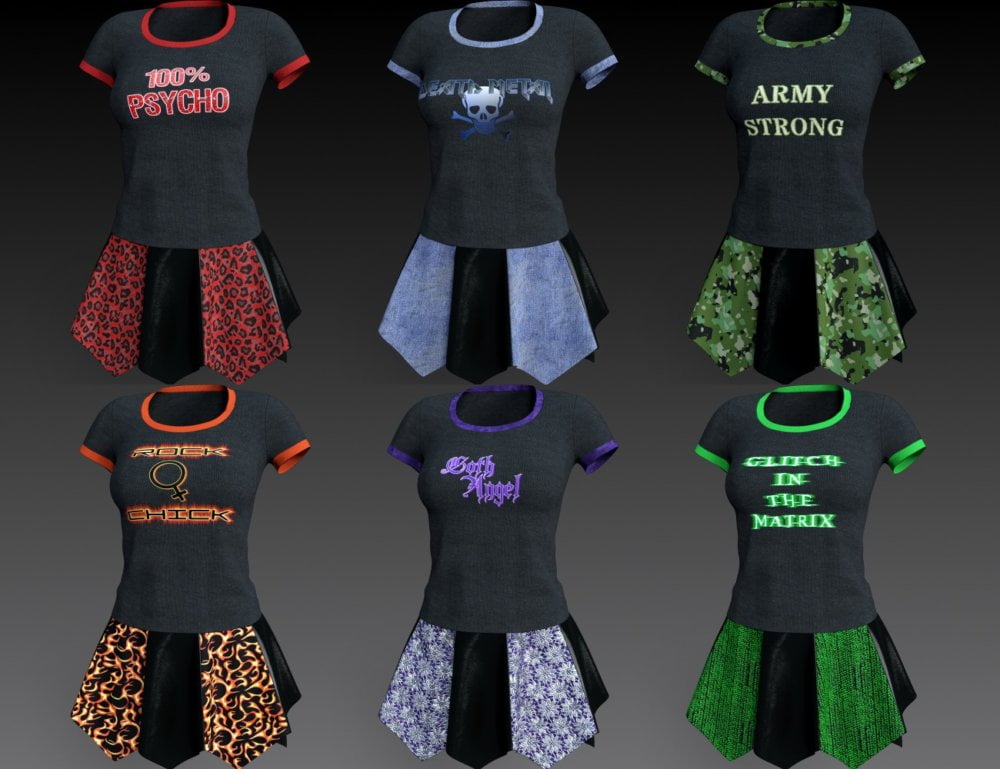 dForce Tempestuous Outfit for Genesis 8 Female(s)