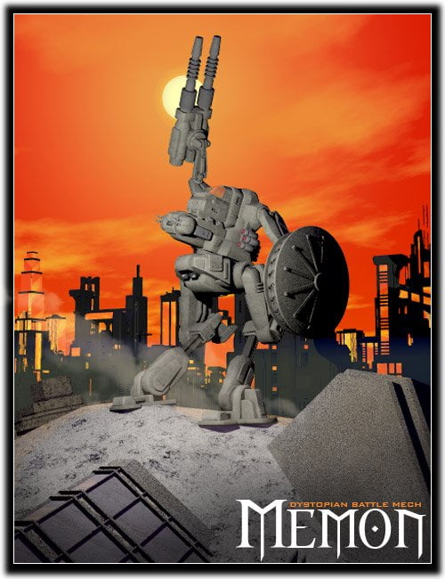 Dystopian war mech Memon XI