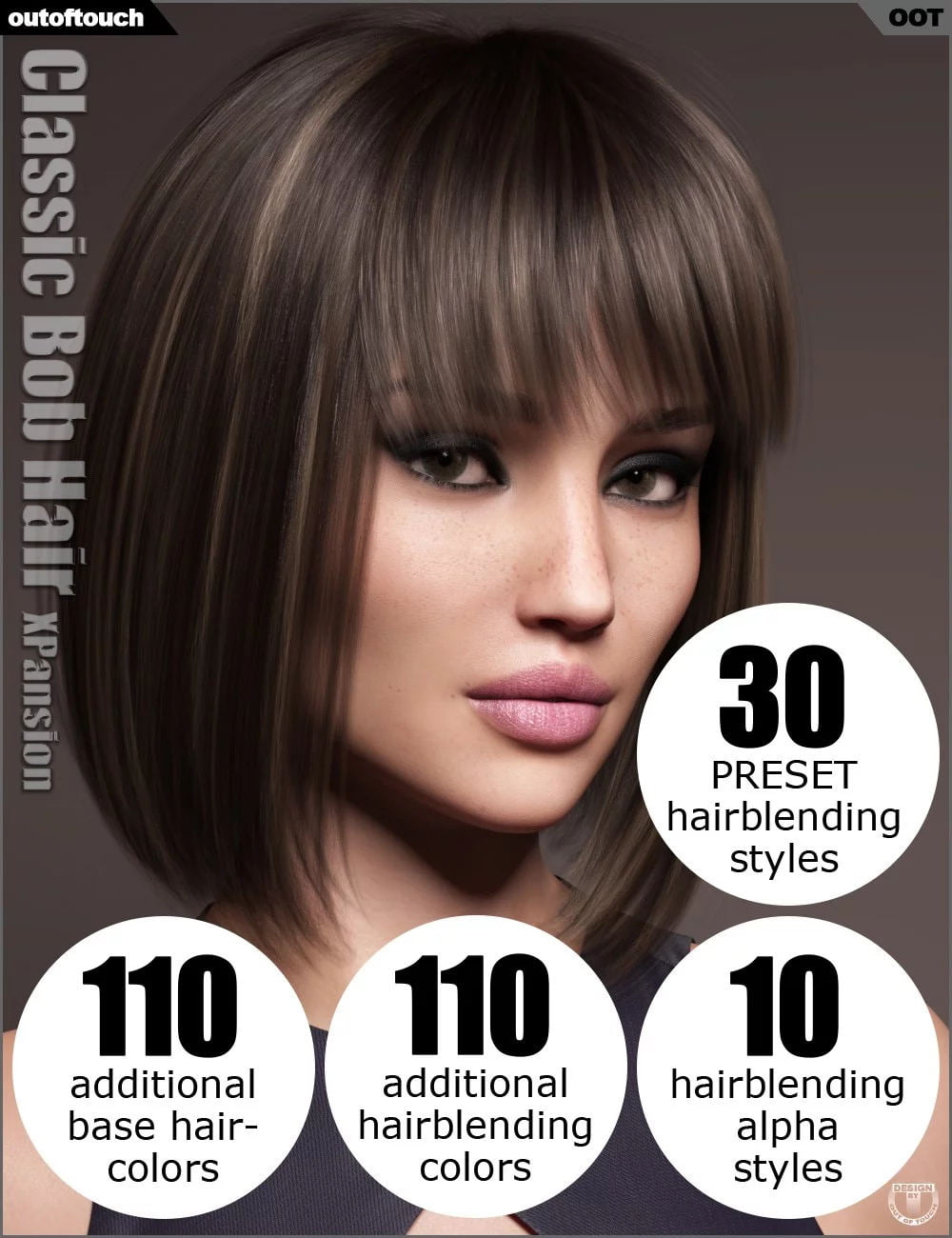 OOT Hairblending 2.0 Texture XPansion for Classic Bob Hair