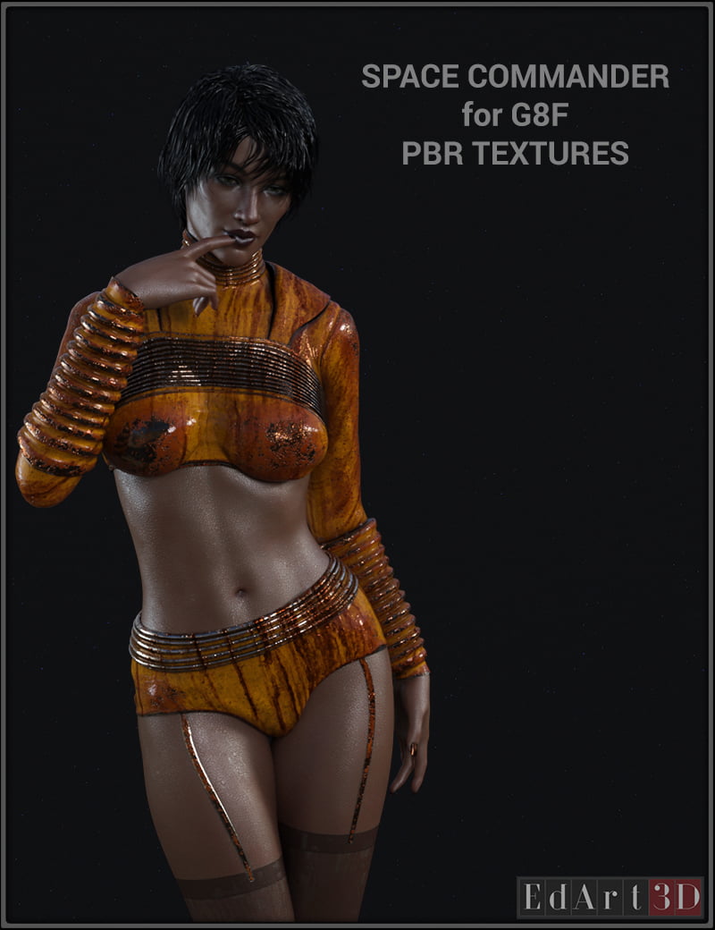 Space Commander for G8F PBR Textures