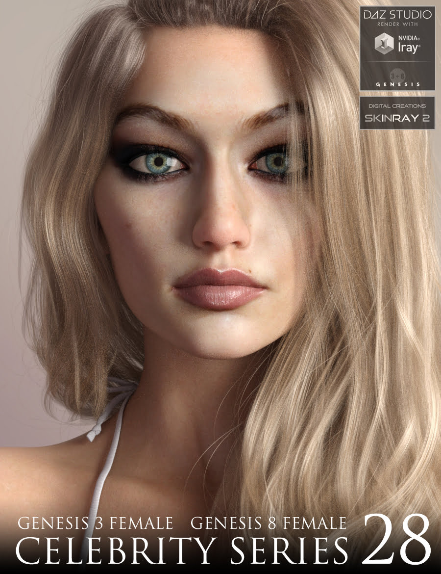 Celebrity Series 28 for Genesis 3 and Genesis 8 Female