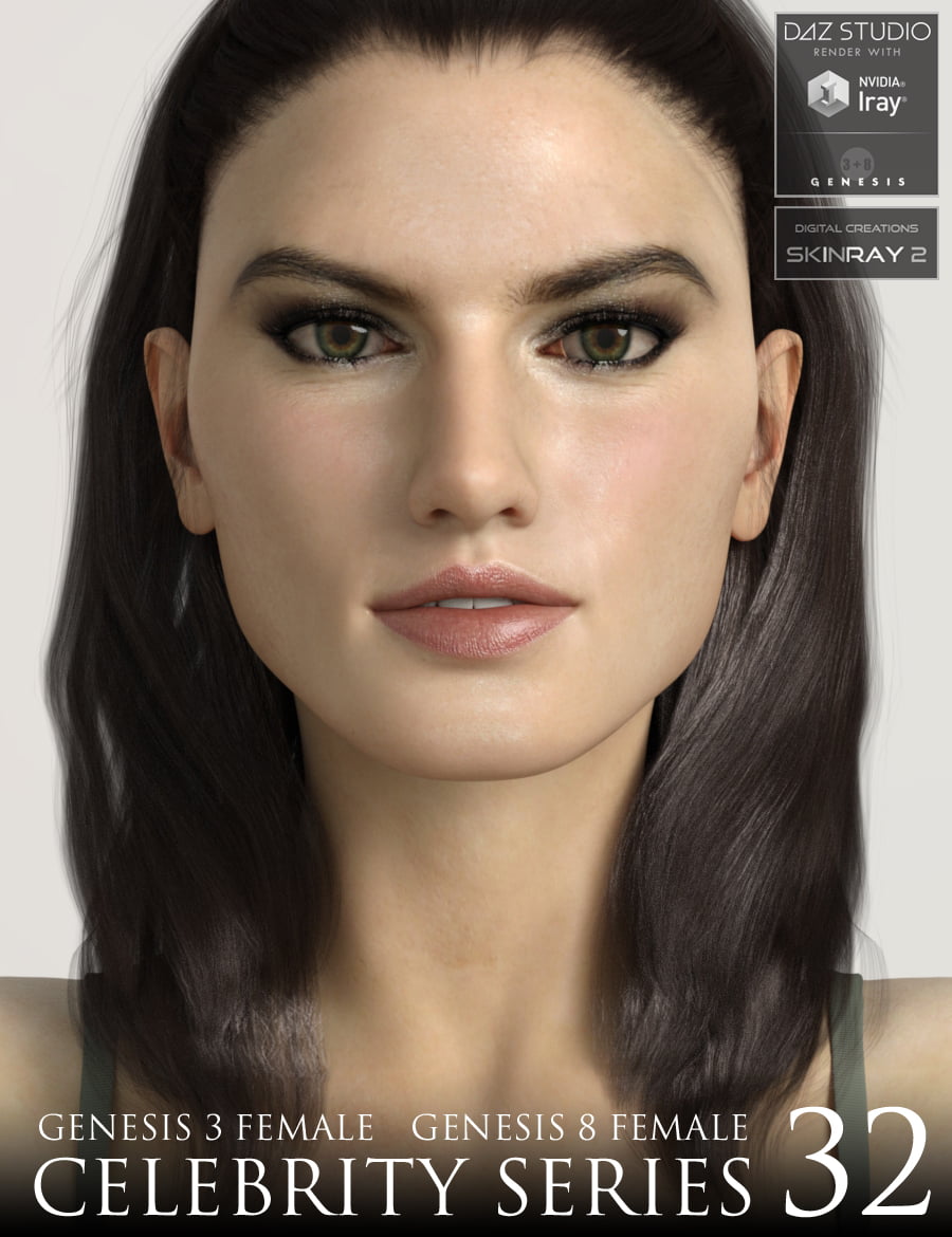 Celebrity Series 32 for Genesis 3 and Genesis 8 Female